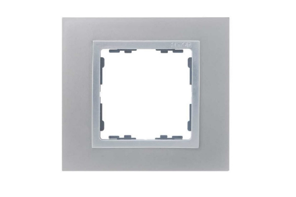 Рамка Алюминий 1П Nature82
