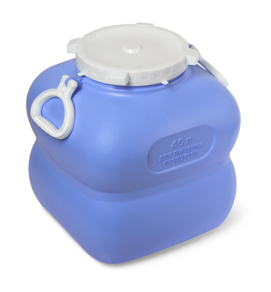 Фляга 20л. с ручками фиолетовая ИРПЛАСТ