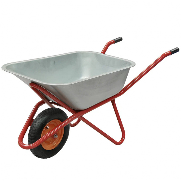 Тачка строительная 1-кол.WB5009M1-100 л. (14/23/37/26-29) SWATT 200кг, салатовая