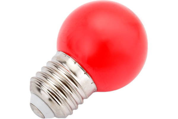 Лампа светодиодная Horoz Electric 001-017-0001 E27 220 В 1 Вт шар цветные