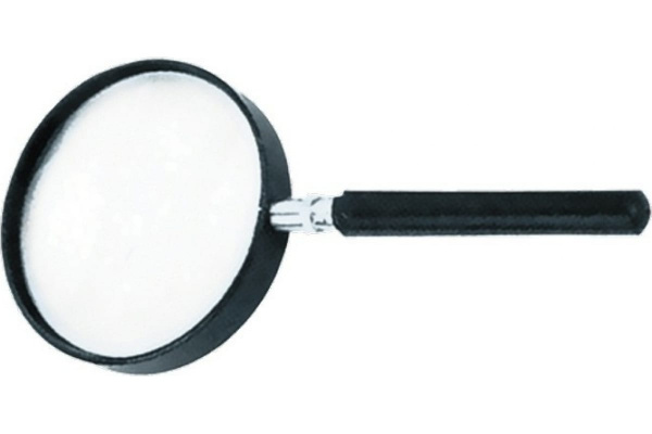 Лупа 3-кратная, D 75 мм, с рукояткой// Sparta