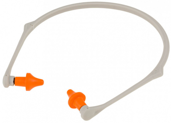 Вкладыши противошумные многоразовые на ободке, полиуретан, 24Дб ЭКСПЕРТ ЗУБР