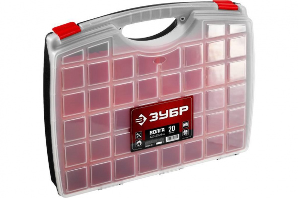 Органайзер ″ВОЛГА-20″ со съемными лотками, ЗУБР