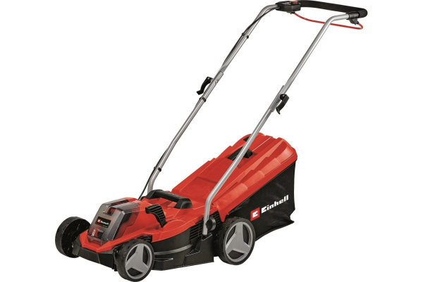 Газонокосилка аккумуляторная Einhell PXC GE-CM 18/33 Li, 18В, BL,1х4.0Ач, 25-65мм, 30л