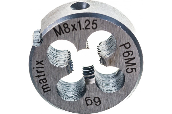 Плашка М8 х 1,25 мм, HSS// Matrix