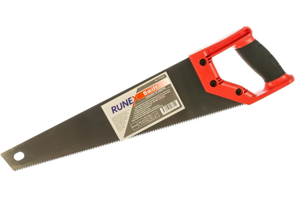 Ножовка п/дереву Runex Swift 400 мм 3-гр. заточка,быстр чистый рспил (кор 6)