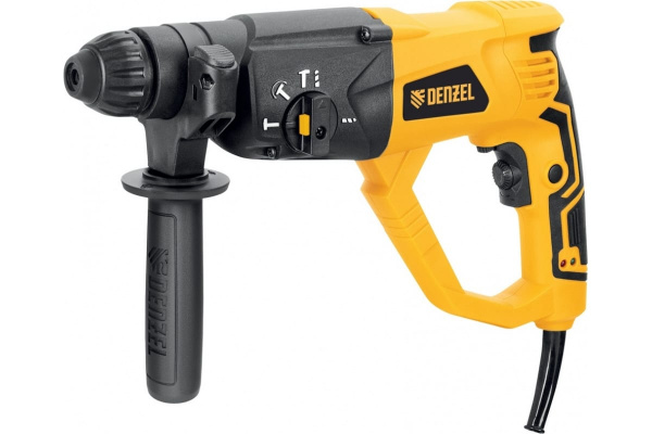 Перфоратор электрический RH-1050-26, SDS-plus, 1050 Вт, 3,2 Дж, 3 плюс 1 реж.// Denzel