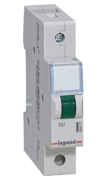 Индикатор с зеленой лампой 250В Legrand