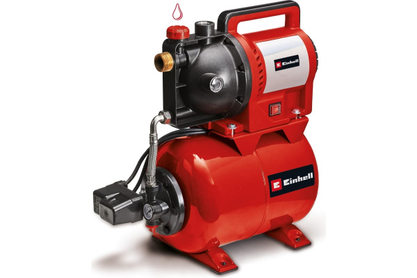 Станция насосная Einhell GC-WW 1045 N, 1050Вт, 4.8бар, 4500л/час, 20л, манометр, индикатор заполнения