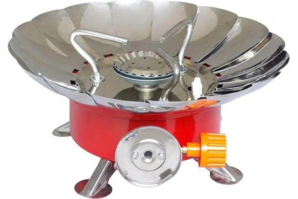 Плитка газовая портатив GS-100, 1,3кВт (15х15х12см) пьезоподжиг, чехол+коробка 146006