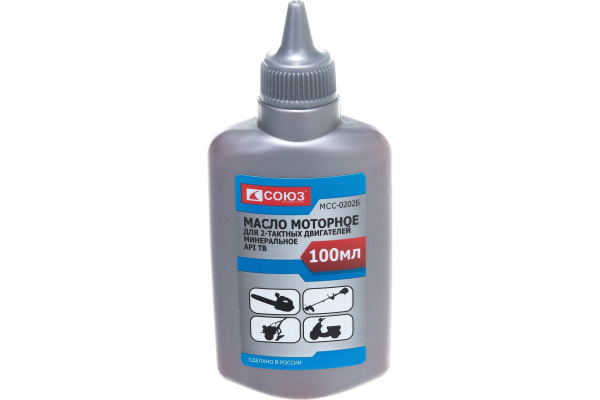 Масло минеральное СОЮЗ UNIVERSAL МОТО 2T, 0,1л. МСС-0202Б (12шт)