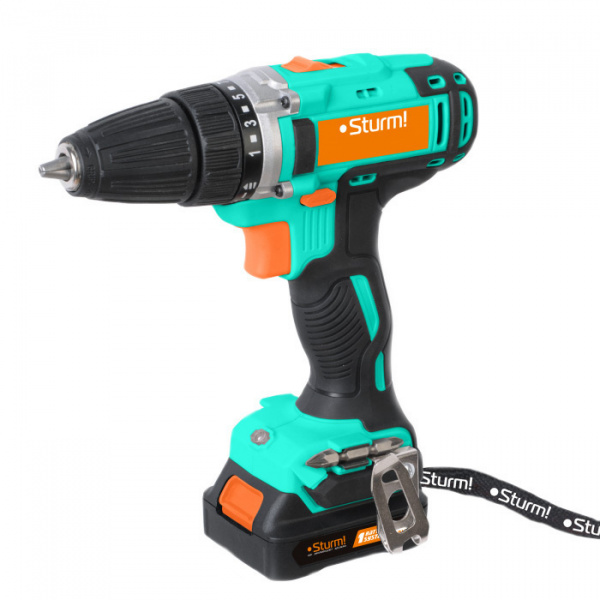 Дрель-шуруповерт аккумуляторная 14.4В/2.0Ач/28Нм. Sturm! CD3614