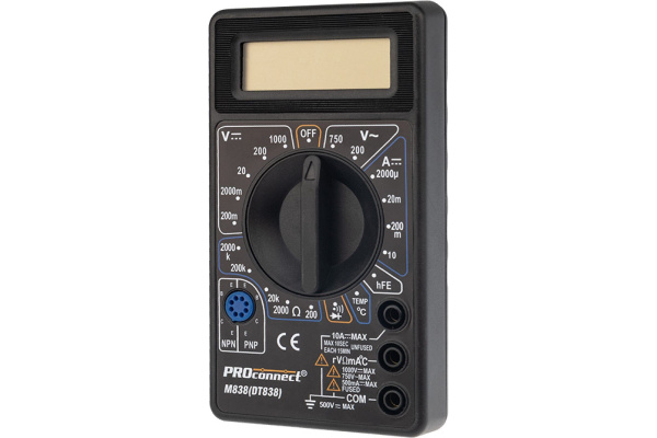 Мультиметр M838 (DT838) PROconnect